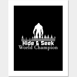 Undefeated World Champion Hide and Seek Posters and Art